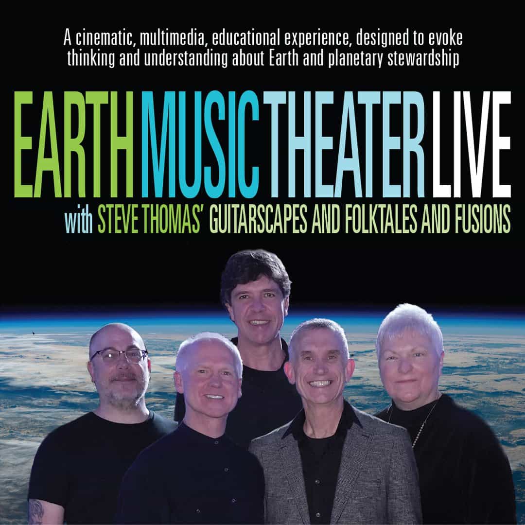 Square Linkedin. Visual Earth Music Theater Live with Steve Thomas | BOMBYX